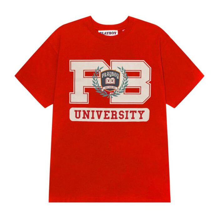 Playboy FB University Red Shirts
