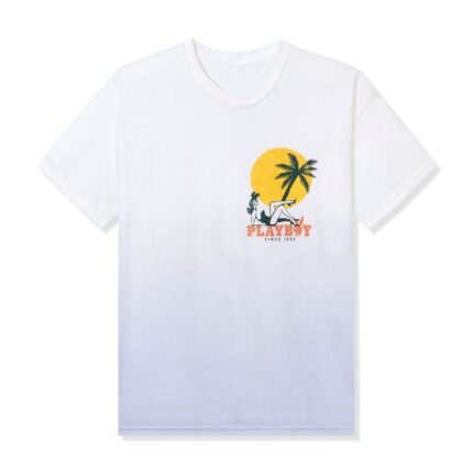 Playboy Ombre Crest White Shirts