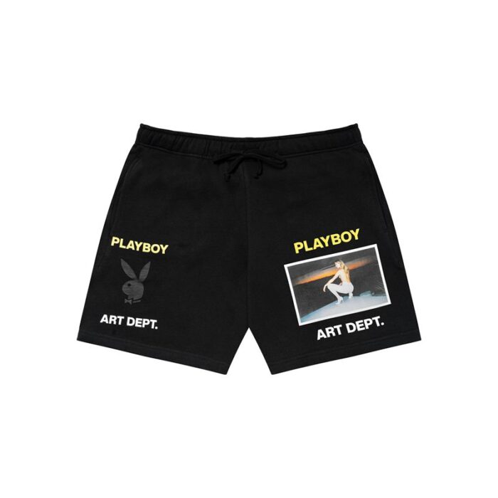 Playboy Black Shorts All Nighter Sweat