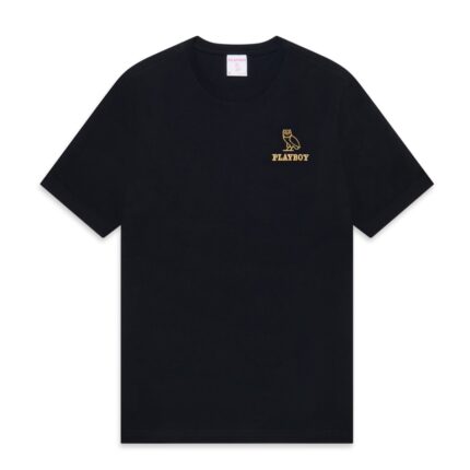 Playboy x OVO Classic Logo Black T-Shirt